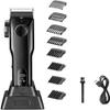 YHNNH Men's All-Metal Professional Hair Clipper, Rechargeable Beard Trimmer, Electric Hair Clipper view 1