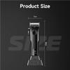 YHNNH Men's All-Metal Professional Hair Clipper, Rechargeable Beard Trimmer, Electric Hair Clipper view 2