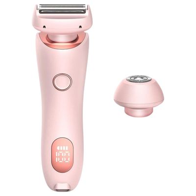 2 in 1 Waterproof Head Female Electric Epilator Body Hair Trimmer Kit Hair Removal Lady Shaver for Women