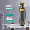 YHNNH Hairdressing Tools, Professional Hair Clippers, Rechargeable Electric Trimmers(Silver) view 4