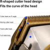 YHNNH Professional Hair Clippers, Electric Clippers, All-Metal Rechargeable Electric Men's Hair Clippers(Silver) view 3