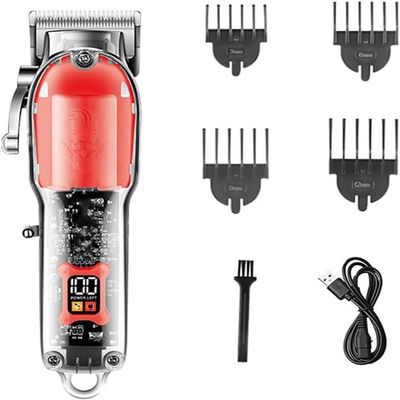YHNNH Men's Hair Clippers, Cordless Professional Electric Hair Clippers, Electric Hair Trimmers