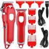 YHNNH Hairdressing Tools, 2-Piece Electric Clipper Set, Men's Hair Clippers, Beard Trimmer, Rechargeable Hair Clipper view 1