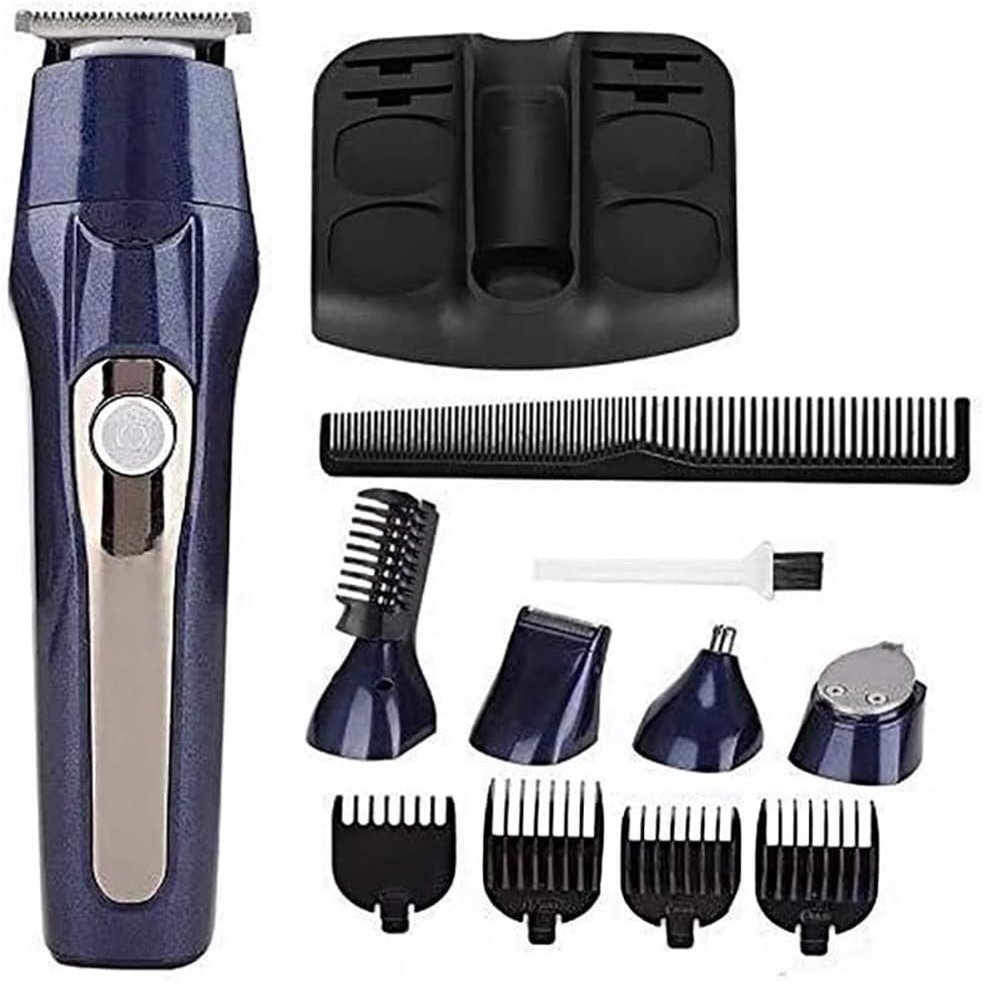 YHNNH Hairdressing Tools, Professional 5-in-1 Multi-Functional Electric Hair Clipper, Home Hair Clipper Set, Men's Beard Trimmer