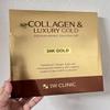 3W CLINIC Collagen & Luxury Gold Premium Wrinkle Solution 3pc Skincare Set (Cream 50ml + Eye Cream 40ml + Gold Massager Tool). For Wrinkle Reduction, Moisturizing and Nourishing Skin. Made in Korea view 4