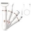 Fit for Portable 4 in 1 Electric for Women - Face, Nose, Eyebrow, Beard, Mustache, Arm, Leg, Armpit, Bikini Shaver Set view 2