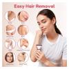Fit for Women's Electric Shaver - 4 in 1 Rechargeable Cordless Hair Remover for Legs, Face, Arms, Bikini & Armpits view 3