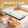 CRAURU Massage Bed Topper 73x29x2 Inch Lash Bed Foam Topper with Removable Cover and Elastic Bands Non-Slip Massage Table Pad for Spa Lash Extensions Salon view 2