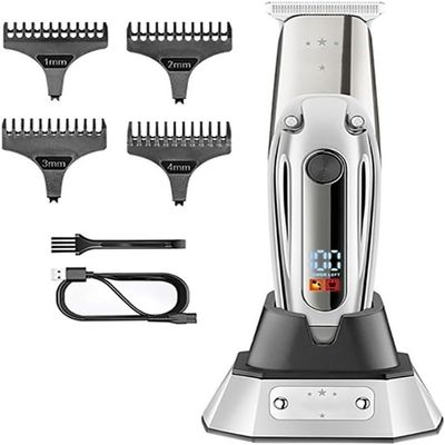 YHNNH Men's Hair Clippers, All-Metal Hair Clippers, Professional Electric Beard Trimmer