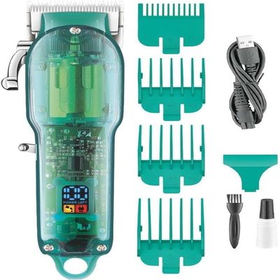 YHNNH Hair Cutting Tool, Clipper Trimmer Profesional Beard Machine Haircut Transparent for Men