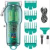 YHNNH Hair Cutting Tool, Clipper Trimmer Profesional Beard Machine Haircut Transparent for Men view 1