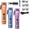 YHNNH Hair Cutting Tool, Professional Hair Trimmer for Men Rechargeable Cordless Hair Clipper Barber Shop Electric Haircut Machine Adjustable(Purple) view 2