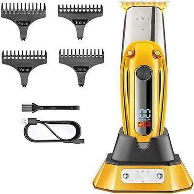 YHNNH Hair Cutting Tool, Metal Housing Professional Trimmer for Men Beard Clipper Electric Machine for Barber