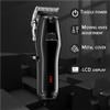 YHNNH Hair Cutting Tool, Adjustable Electric Clipper Professional Cordless Beard Trimmer Barber Haircut Machine Rechargeable view 3