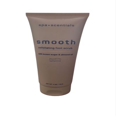 Smooth Exfoliating Foot Scrub with Brown Sugar and Almond Oil, Natural Ingredients, 4 oz