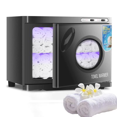 YMTHou 23L Hot Towel Warmer, Professional Towel Warmer, Towel Warmer Cabinet, Large Capacity Spa Towel Warmers, Fast Heating for Facial Spa, Hair Beauty, and Home, Easy to Use and Clean Black