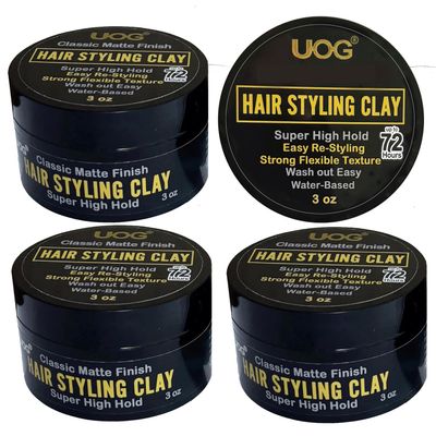 UOG (United One Hair Styling Clay  High Hold, Matte Finish, Non-Greasy & Re-Stylable | Flexible & Easy to Wash Out| Anti-Dandruff Formula for Healthy Hair- 1PC (3)