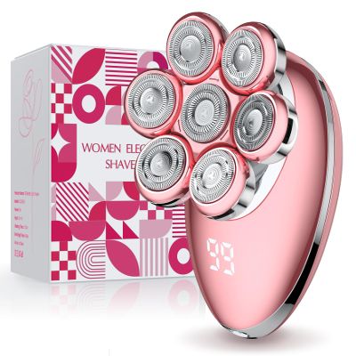 Electric Razors for Women,7D Electric Shaver for Women, Women's Electric Shaver for Legs Cordless Facial Hair Removal Trimmer for Womens Bikini, Lady Grooming Sensitive Skin for Arms, Underarms