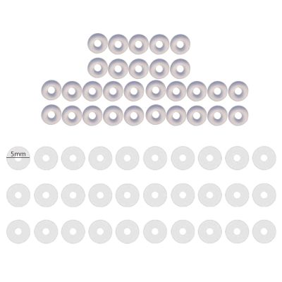 Pjeghbvop 60Pcs Silicone Non Pull Piercing Discs For Bump 3/5/7/9mm Clear Disc Pads Earlobe Patches Non Pull Disc For Bump