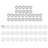 Pjeghbvop 60Pcs Silicone Non Pull Piercing Discs For Bump 3/5/7/9mm Clear Disc Pads Earlobe Patches Non Pull Disc For Bump view 1