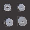 Pjeghbvop 60Pcs Silicone Non Pull Piercing Discs For Bump 3/5/7/9mm Clear Disc Pads Earlobe Patches Non Pull Disc For Bump view 3