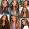 300g 30 32 34 inch Chocolate Brown Bundles Human Hair Ombre Highlight Bundles LadrXadr P430 Water Wave Bundle 3 Tone 300g view 2