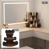 ACJSDGL 3-Tier Small Corner Shelf Stand - Cute Bear Shape Dark Brown shape Acrylic Frame Countertop Organizer for Living Room Bedroom Office Children's Room view 4
