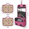GregTins Capybara Canvas Hanging Toiletry Bags Portable Travel Makeup Cosmetic Bag for Women Travel Home view 2