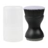 Face Wash Brush | Double-Ended 2.8 Inch Silicone Cleansing Tool | Facial Scrub Brush - for Home Bath Time Travel Vacation Hotel Daily Night Morning Work view 1
