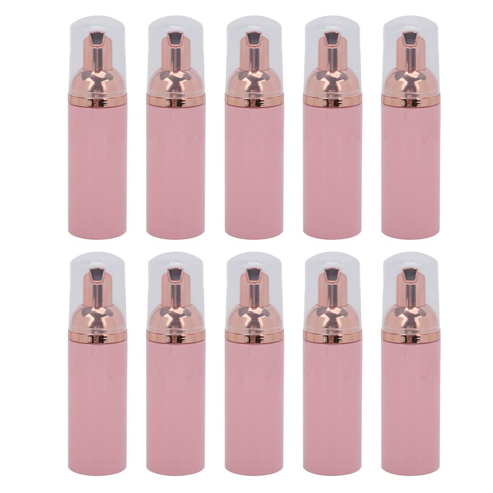 10Pcs Foam Pump Bottle 50ml, Press Type Foam, Transparent Tl Pump Bottle for Foaming Shampoo and, outh with Leakproof