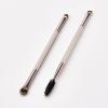 Angled Eyebrow Brush Eyelash Comb Eyeshadow Eye Makeup Double Head For Eyeshadow Angled For Eye view 3