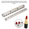 12.1mm DIY Li Type, Aluminum Lip Balm Mould, 12 Holes r Homemade Cosmetics, to Demould with Glossiness view 4