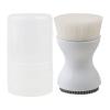Face Brushes for Cleansing - 2.8 Inch Dual-End Facial Scrubbers, Soft Silicone Pore Cleaner | Exfoliations Wash Tools for Morning Routine Night Skincare Shower Bag Vacation Hotel Spa Daily Use view 1