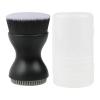 Face Brushes for Cleansing - 2.8 Inch Dual-End Facial Scrubbers, Soft Silicone Pore Cleaner | Exfoliations Wash Tools for Morning Routine Night Skincare Shower Bag Vacation Hotel Spa Daily Use view 1