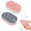2 Pack Large Size Bath Sponge, Deep Exfoliating Loofah Sponge with Hanging Rope, Rich Foam Body Scrubber for Women and Men, Multi Colors view 1