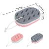 2 Pack Large Size Bath Sponge, Deep Exfoliating Loofah Sponge with Hanging Rope, Rich Foam Body Scrubber for Women and Men, Multi Colors view 2