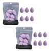 12 PCS Mini Makeup Sponge Small Beauty Sponge Blender Set for Foundation, Powder, Concealer Highlight,and Eye Shadow, Purple view 1
