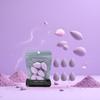 12 PCS Mini Makeup Sponge Small Beauty Sponge Blender Set for Foundation, Powder, Concealer Highlight,and Eye Shadow, Purple view 3