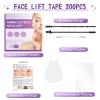 MUOCOBU Neck Lift Tape Face Lift Tape 200PCS Face Tape Neck Tape Lifting Invisible Face Tape Lifting Invisible Bands Instant Facelift Tape for Wrinkles, Double Chin, and Sagging Skin (1) view 2