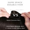 WENNALIFE Genius Weft Tape in Hair Extensions Human Hair 22 inch 60g Dark Brown Tape Ins Luxury Remy Hair Extensions Invisible Fuller Volume Reusable 31 Wide Weft view 3