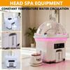 dosiwlatever Premium Mobile Hair Spa Waterfall Sink with 60L Water Tank & 7-Color LED | Portable Head Spa Equipment for Salons & Home | Heated Waterfall Shampoo Sink with 20L Waste Tank & Lock Wheels view 4