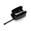 Portable Makeup Pencil Sharpener for Lip Liner Eyebrow Pencils Single Hole with Clear Lid Beauty view 4