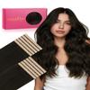 WENNALIFE 3.15 inch Wide Tape in Hair Extensions Human Hair, Tape in Weft view 1
