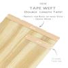 WENNALIFE 3.15 inch Wide Tape in Hair Extensions Human Hair, Tape in Weft view 3