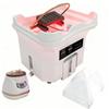 All-in-One Head Spa Equipment with Waterfall Rinse, Steam & Fumigation | Upgraded 20L Waste Tank + 60L Water Circulation Shampoo Basin | Portable Hair Washing Basin for Professional Salons view 1