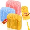 100 Pieces 360 Degree Double-Sided Disposable Dust Removal Brush Head Replacement for Efficient Cleaning(Purple) view 4