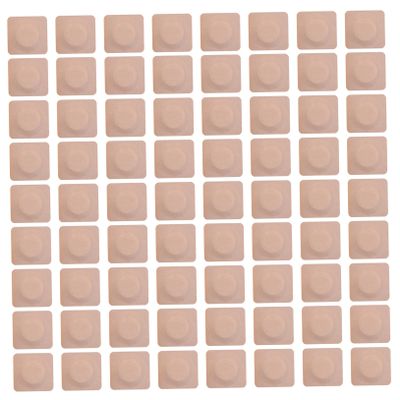 100Pcs Castor Oil Belly Button Patch, Breathable Self Adhesive Belly Button Patch, 2x2in Essential Oil Wraps for Exercise, Reading, Travel, Work (Oils Not Included) Castor