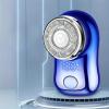 Portable Comfort Mini USB Rechargeable Shaver, Electric Beard Razor for Men, Wet & Dry for Home, Office, Car, Business Travel, Beard Care Machine, Multifunctional Hair Shaver (Blue) view 1