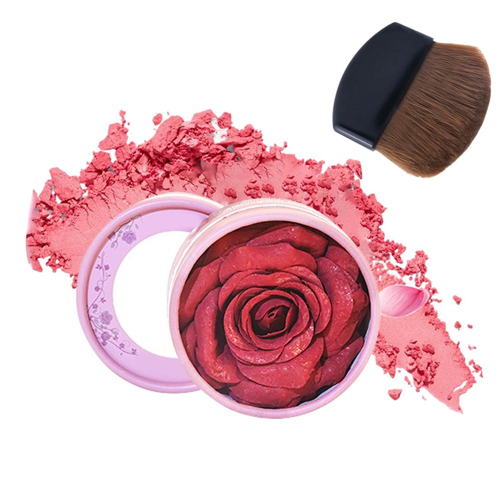 Cheek Blush | Buildable Color Long Lasting | Powder Blush for Cheeks | for Traveling Business Trip Home Outdoor School Girlfriend Wife Friend Sister