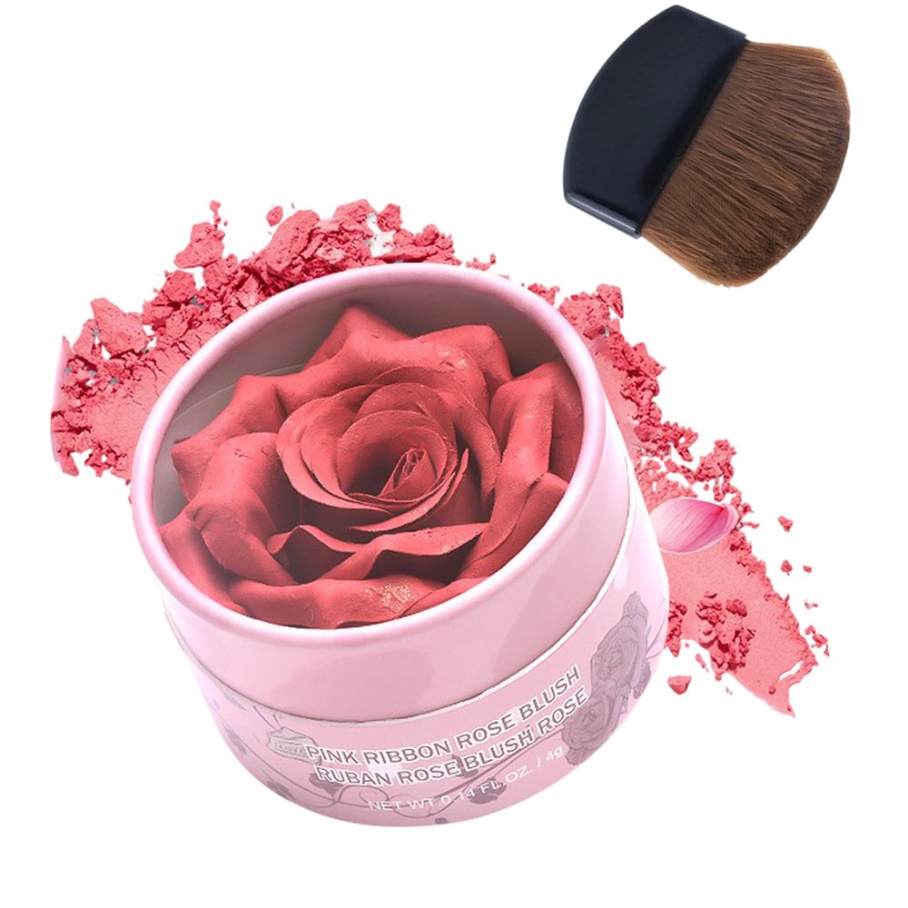 Face Blushes - Buildable Color Long Lasting,Powder Blush for Cheeks | for Traveling Business Trip Home Outdoor School Girlfriend Wife Friend Sister